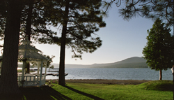 Exterior of wedding tent.