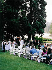 Outdoor wedding vacation package ceremony.